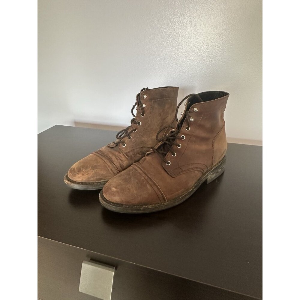 Thursday Boots Company Men’s Captain Boots Size 9 Cap Toe Boots Arizona Adobe